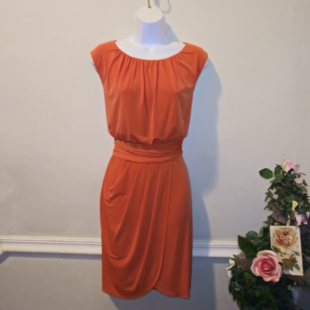Trina Turk Coral Jersey Knit Dress